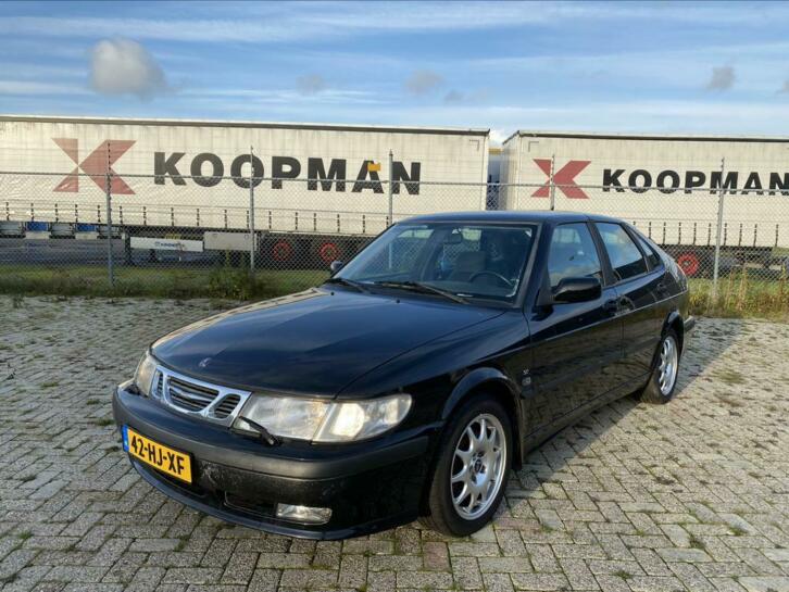 Saab 9-3 2.0 T 2001 Zwart APK Augustus 2021