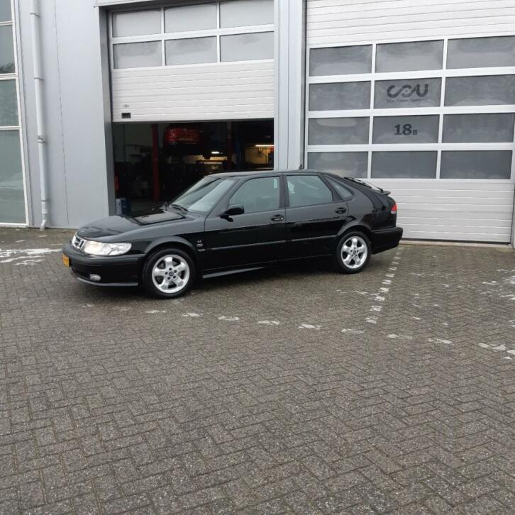 Saab 9-3 2.0 T 2001 Zwart uniek mooi lage bijtelling