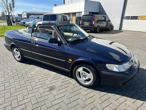 Saab 9-3 2.0 T Cabrio 1999 Blauw LPG G3 UNIEK IN NL