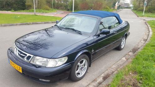 Saab 9-3 2.0 T Cabrio 2001 Blauw