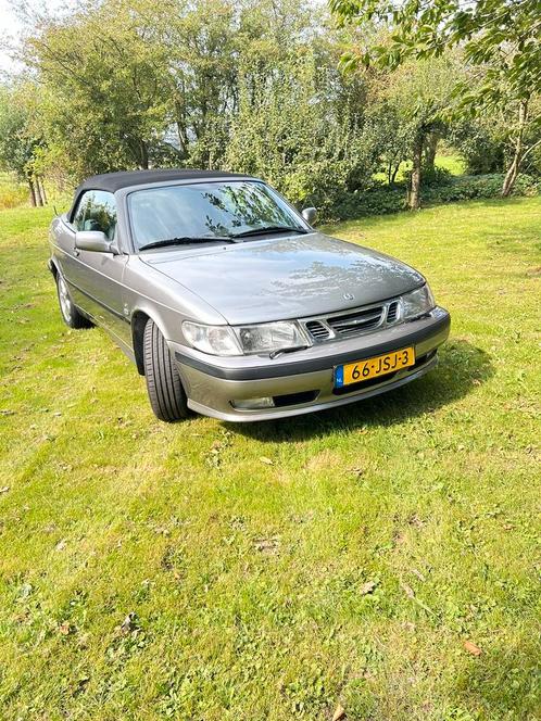 Saab 9-3 2.0 T Cabrio 2001 Grijs nieuw dak