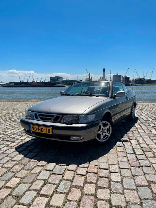 Saab 9-3 2.0 T Cabrio 2001 Grijs NIEUW DAK