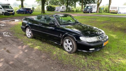 Saab 9-3 2.0 T Cabrio 2003 Zwart 150PK