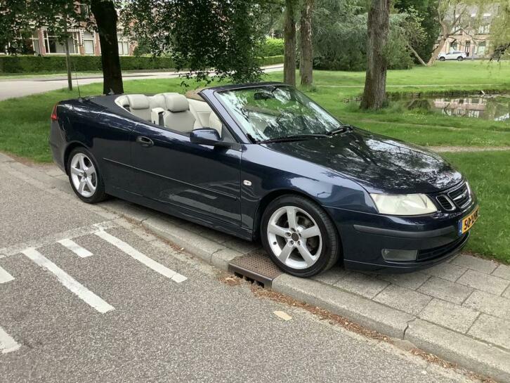 Saab 9-3 2.0 T Cabrio 2004, zeer goed en mooi, apk tot 222