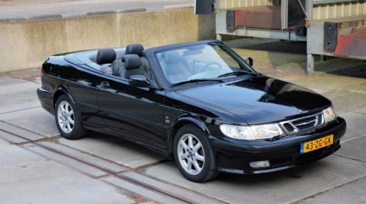 Saab 9-3 2.0 T Cabrio AUT 2000 Zwart