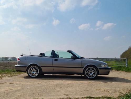 Saab 9-3 2.0 T Cabrio AUT 2001 Grijs, Nieuw Cabriodak