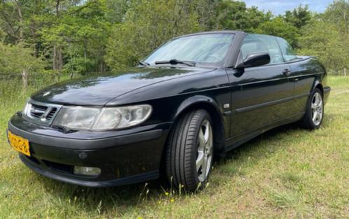 Saab 9-3 2.0 T Cabrio AUT 2001 Zwart Ruilmotor net 25.200 km