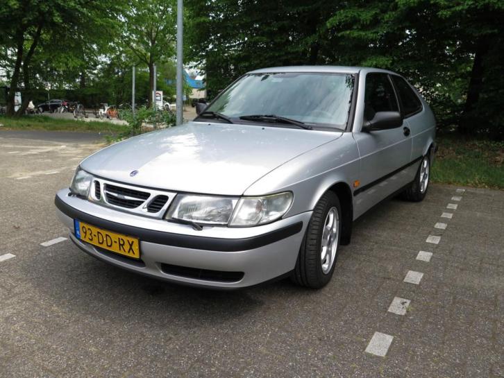 Saab 9-3 2.0 T Coupe AUT 1999 Grijs Dealer onderhouden