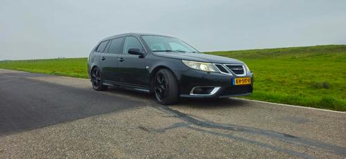 Saab 9-3 2.0 T Estate 2009 Zwart LPG G3