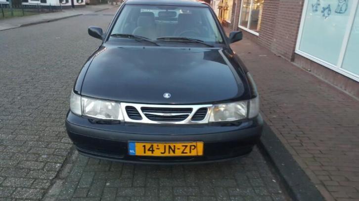 Saab 9-3 2.0 Turbo 2002 Zwart Airco Elec.. 200PK