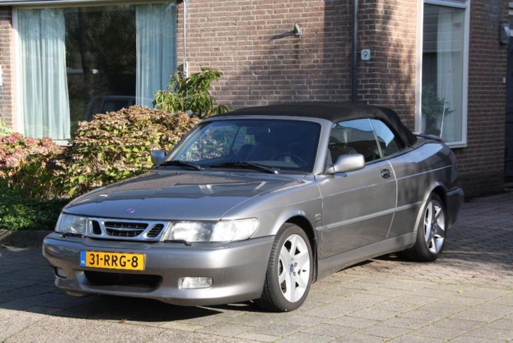 Saab 9-3 2.0 Turbo Aero Cabrio 2001 SE Grijs