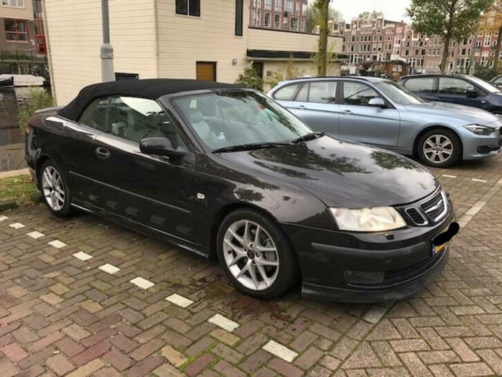 Saab 9-3 2.0 Turbo Aero Cabrio AUT 2004 Zwart