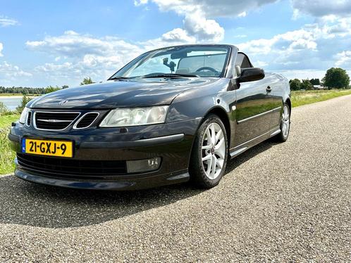 Saab 9-3 2.0 Turbo Aero Cabrio AUT 2004 Zwart Youngtimer