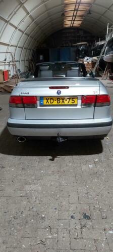 Saab 9-3 2.0 Turbo Cabrio AUT 1998 Grijs.