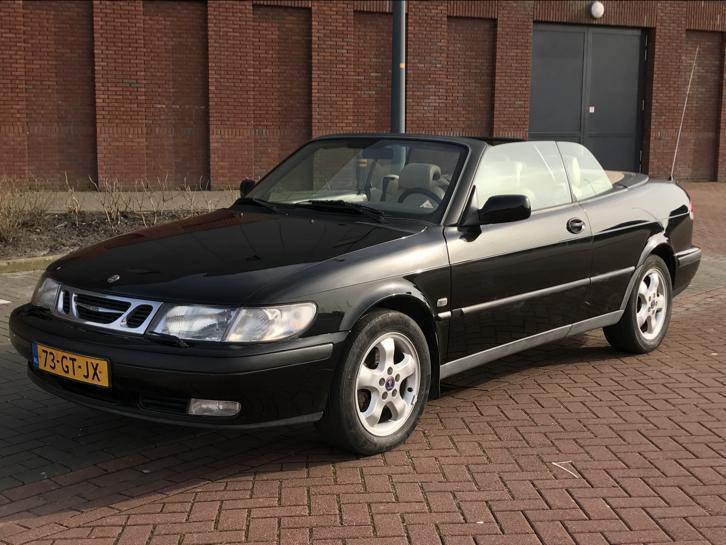 Saab 9-3 2.0 Turbo Cabrio AUT 2001 Zwart