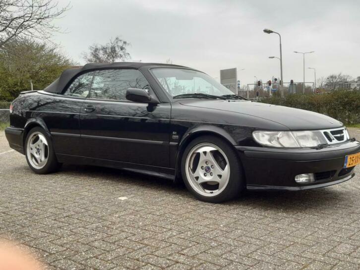 Saab 9-3 2.0 Turbo HP 200pk FSP Cabrio 1999 Zwart