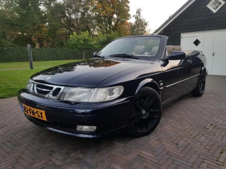 Saab 9-3 2.0 Turbo S AERO Cabrio 2000 Blauw