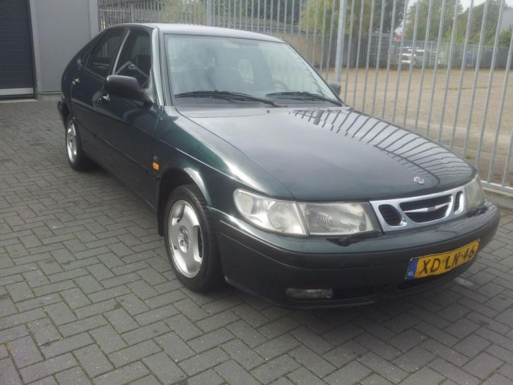 Saab 9-3 2.2 TID 1998 Groen Airco leer nieuwe APK 02-12-2015