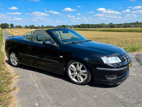 Saab 9-3 2.8 Turbo V6 Cabriolet AUT 2007 Zwart 250PK TURBO