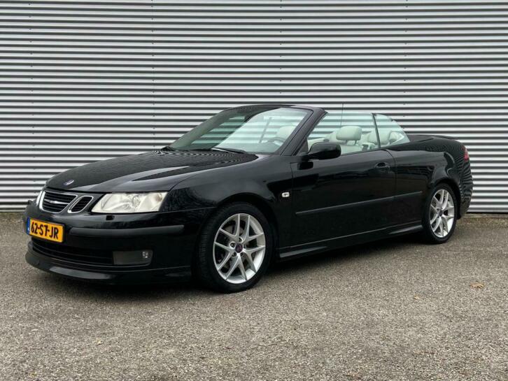 Saab 9-3 2.8 V6 2004 Zwart  Cabriolet  17 inch  Automaat