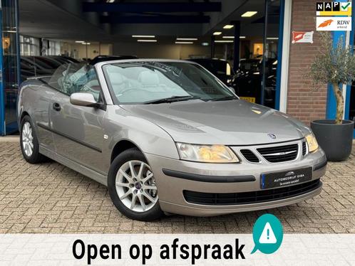 Saab 9-3 Cabrio 1.8t Linear 2007 Grijs CLIMA NAP Youngtimer