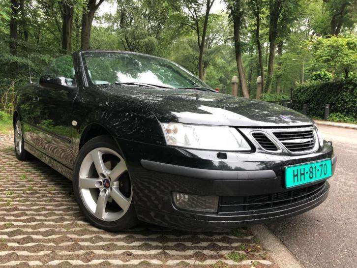 Saab 9-3 - Cabrio - 1.8t Vector - Zwart