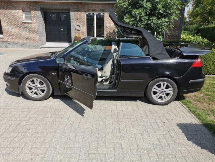 Saab 9-3 Cabrio Zwart