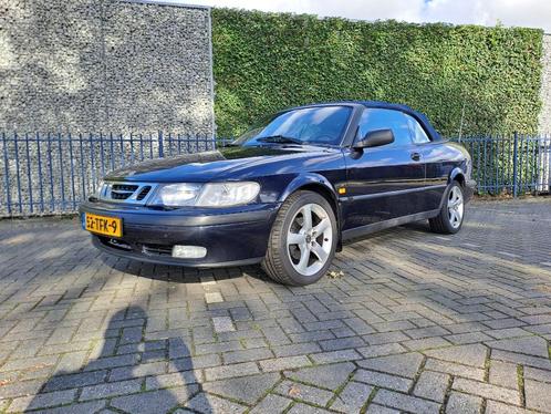 Saab 9-3 SE 2.0 T Cabrio AUTOMAAT 1999 Blauw Youngtimer