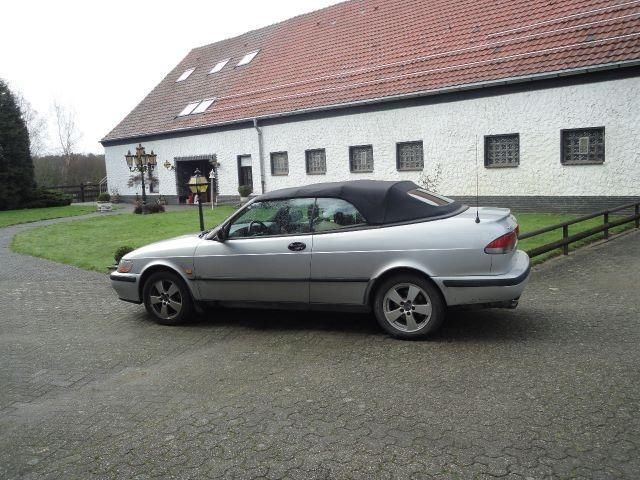 Saab 9-3 Turbo Cabriolet, automaat, leder, airco (Miles)