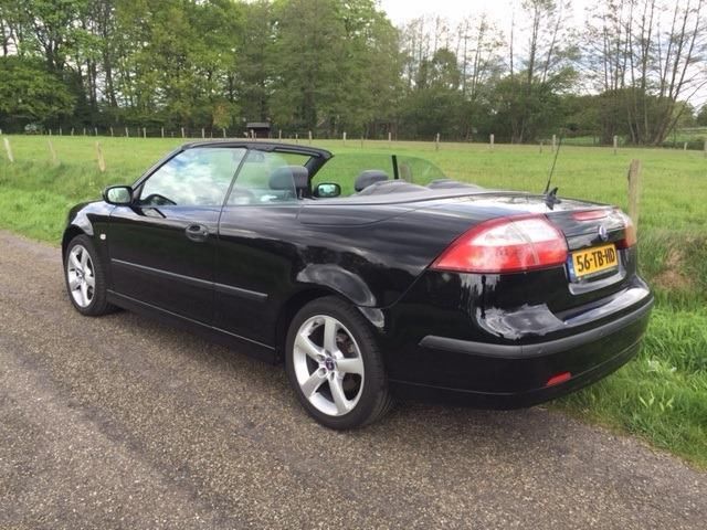 Saab 9-3 VECTOR 2.0 T Cabrio AUT Zwart NIEUW MODEL, APK