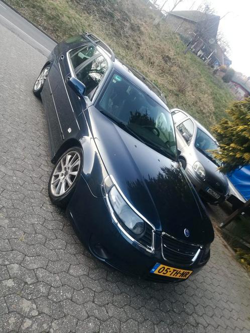 Saab 9-5 1.9 TID Sport Estate AUT 2006 Blauw. Perfect.