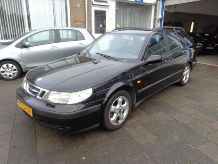 Saab 9-5 2.0 T Estate Turbo 2000 Zwart LPG G3, airco