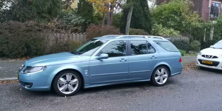 Saab 9-5 2.3t Hirsch Biopower Sport Estate 2007 Blauw