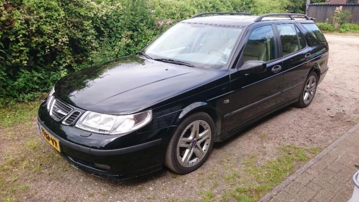 Saab 9-5 3.0 T V6 Estate AUT 2001 Zwart