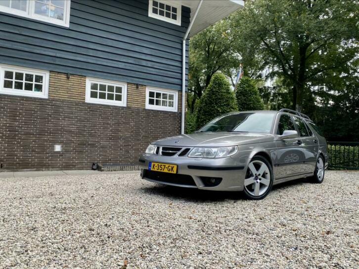 Saab 9-5 AERO estate steel grey 2004 automaat