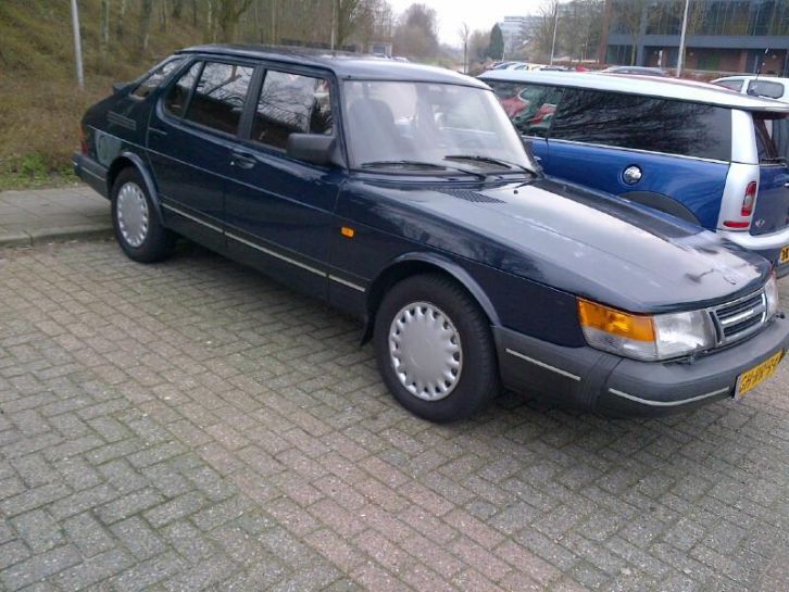 Saab 900 2.0 I 16 HB U9 1993 Blauw