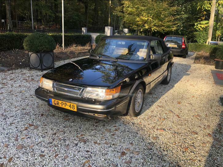 Saab 900 2.0 T S Turbo Cabrio AUT U9 1993 Zwart