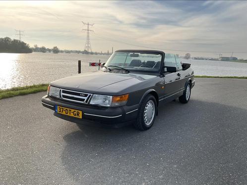 Saab 900 2.0 T16 Turbo Cabrio, 1990, 5-bak, Grijs, APK 1025