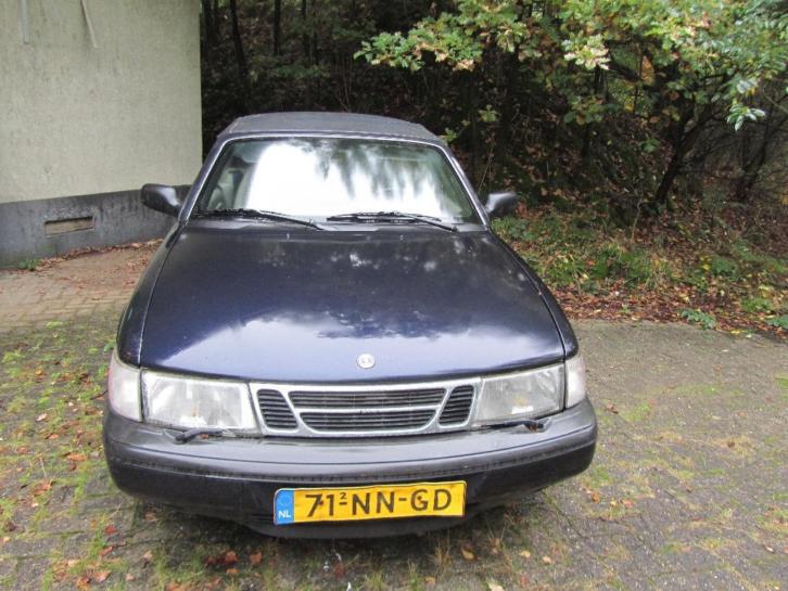 Saab 900 2.5 I Cabrio V6 AUT 1997 Blauw (youngtimer)