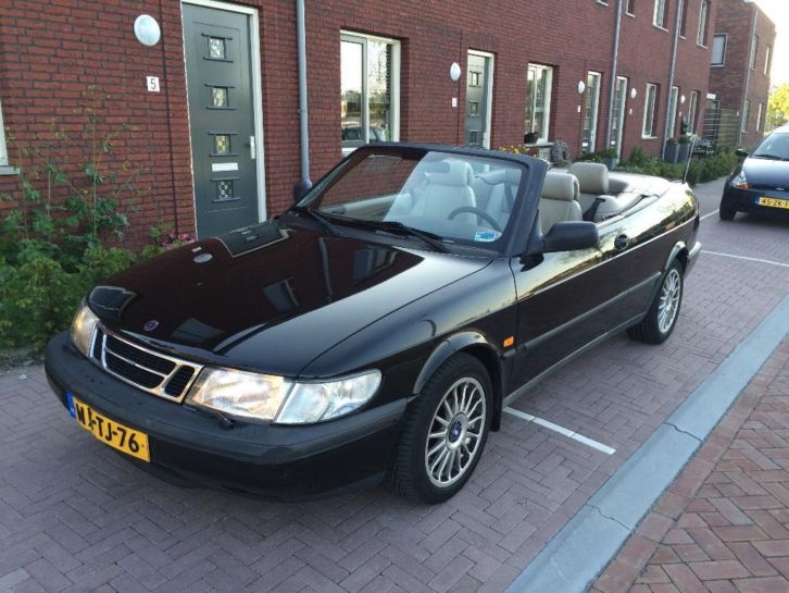 Saab 900 S 2.0 I Cabrio AUT 1996 Zwart