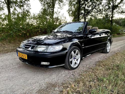 Saab 93 Cabriolet - 279 PK - zwart - 2002 -  lage km-stand