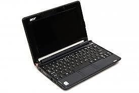 sale  acer aspire mini laptop one zg5 1gb 160gb webcam 