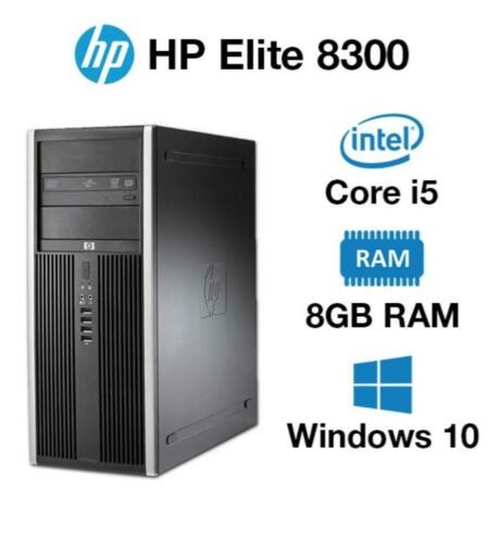 SALE HP Elite 8300 - i5 3e GEN- 8GB - 128GB SSD- Windows 10
