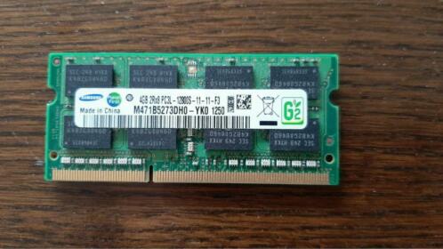 Samsung 4GB DDR3-1600MHz laptop geheugenbalkje -