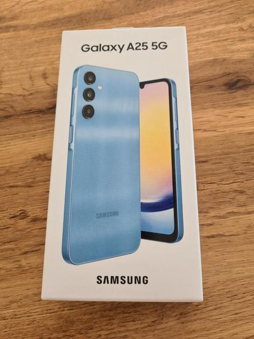 Samsung a25, blauw, nieuw in doos