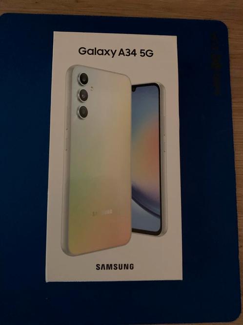 Samsung A34 - 256 GB incl. screen pr. amp tr. hoes. nieuw