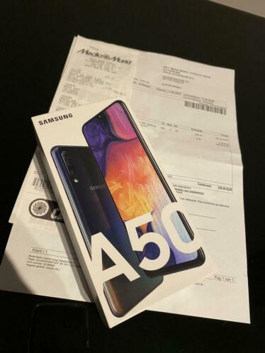 Samsung A50 nieuw met bon