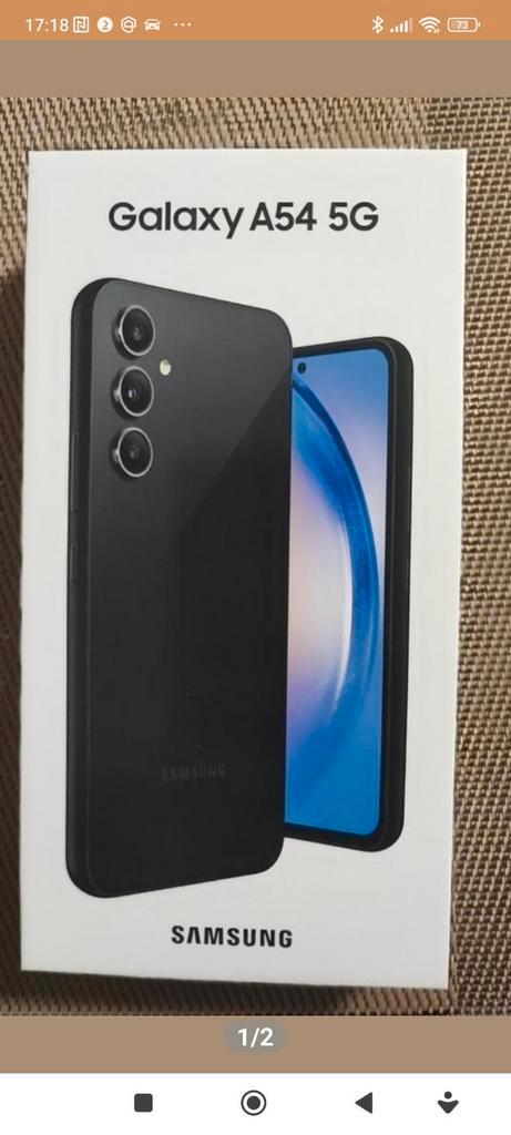 Samsung A54 128gb Black helemaal Nieuwe