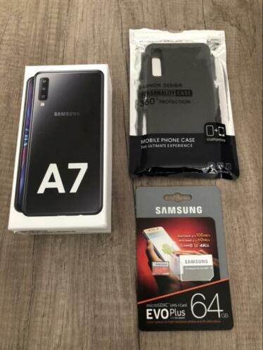 Samsung A7 2018 64GB Nieuw duaal sim factuur garantie
