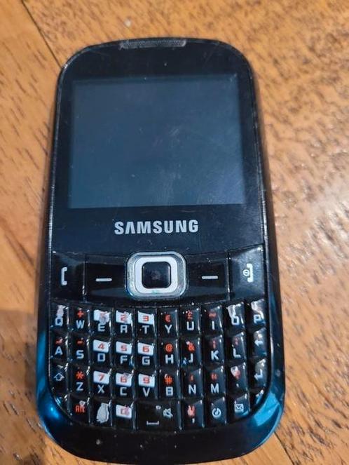 Samsung black Berry mobiele telefoon, zwart
